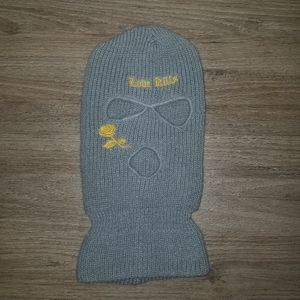 Unisex Love Kills Gray Ski Mask